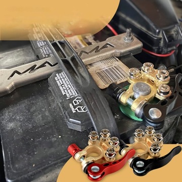 КЛЕММНЫЕ РАЗЪЕМЫ КЛЕММЫ АККУМУЛЯТОРНОЙ БАТАРЕИ ПОЛОЖИТЕЛЬНЫЙ ОТРИЦАТЕЛЬНЫЙ НАБОР ИЗ 2 ШТ.