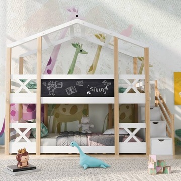 Кровать деревянная детская HOME 90x200см 2x каркаса