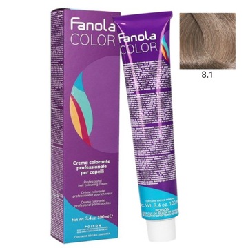 FANOLA Crema Colore 8.1 100ml farba do włosów