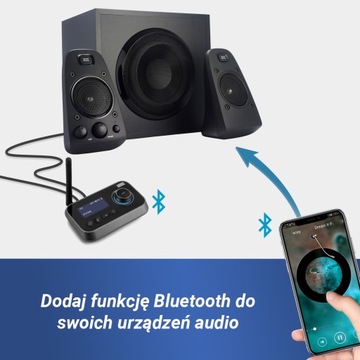 Приемник с двумя передатчиками 2 в 1 Bluetooth 5.0 USB-C August MR280