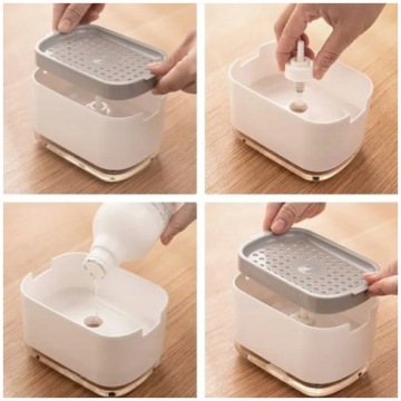 Набор кухонных органайзеров Дозатор для мыла Дозатор для жидкости для мытья посуды с насосом