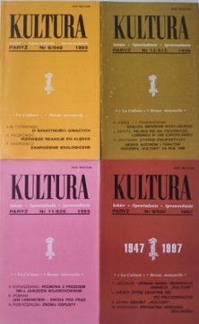 Kultura Szkice, opowiadania, Sprawozdania 4 tomy