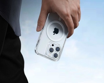 Чехол MagSafe для iPhone 13 PRO MAX, прозрачный