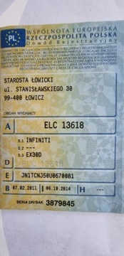 Infiniti EX 3.0d V6 238KM 2011 Infiniti EX 2011r, 3.0 Diesel. AUTOMAT. 4x4. Uszkodzony prawy przod. Jezdzi, zdjęcie 19