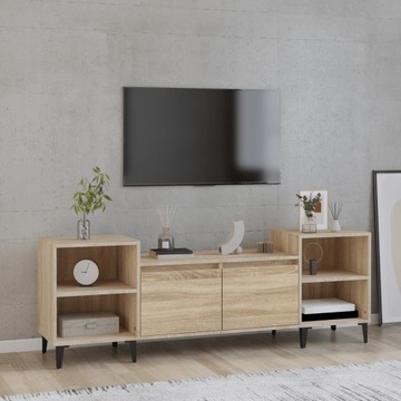 SZAFKA POD TELEWIZOR DĄB SONOMA 160X35X55CM
