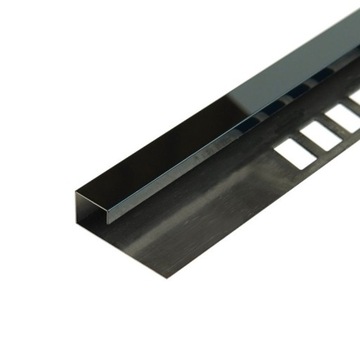 Listwa Stal Nierdzewna Czarna do glazury 12mm 250c