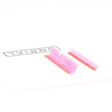 SZTUCZNE RZĘSY ONRIAL H.PINK/21 PASEK/С 0,07 MIX 6-13