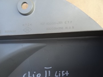 OSŁONA PLSTIK FOTELA RENAULT CLIO II LIFT