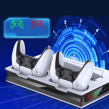 ЗАРЯДНОЕ УСТРОЙСТВО ОХЛАЖДАЮЩАЯ ПОДСТАВКА ДЛЯ PS5