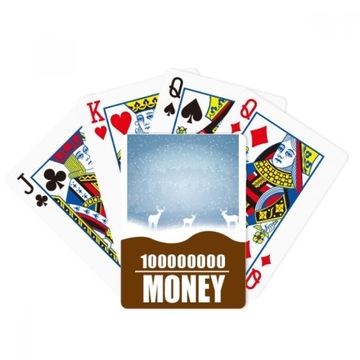 poker Gra Poker Wzór Jelenie Snow gra karty