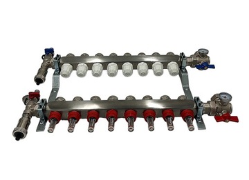 РАСПРЕДЕЛИТЕЛЬ 8 ДЛЯ НАПОЛЬНОГО ОТОПЛЕНИЯ