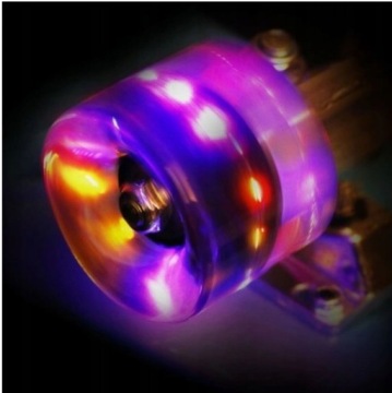 DESKOROLKA FISZKA KLASYCZNA ŚWIECĄCE KOŁA LED DESK