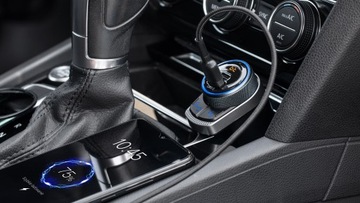 Bluetooth FM-передатчик USB-C AUX PD QC зарядное устройство