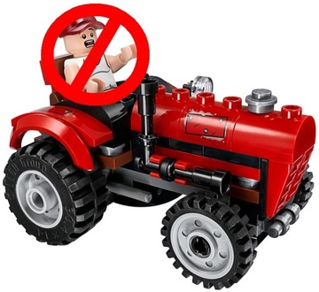 Lego 76054 @@ TRAKTOR FARMERA @@ pojazd z zestawu!