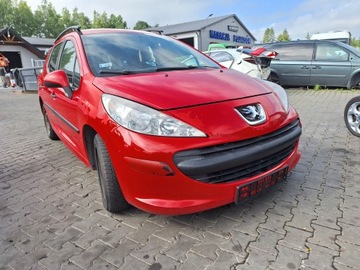 PEUGEOT 207 WK ZDERZAK PRZÓD MASKA BŁOTNIK LAMPA PAS CHŁODNICE KKNB 06-09