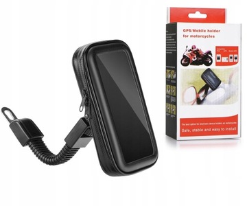 Uchwyt z Etui na Telefon Motor Skuter Motocykl XL