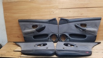 BOCZEK TAPICERKA DRZWI PRZÓD TYŁ KOMPLET PEUGEOT 406