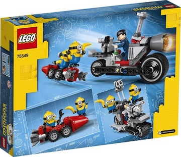 LEGO MINIONS 75549 НЕУБЕДИМЫЙ МОТОЦИКЛ УБЕГАЕТ