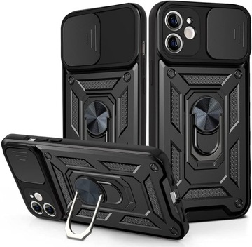 БРОНЯНЫЙ ЧЕХОЛ ДЛЯ IPHONE 11 СДВИЖНОЕ КОЛЬЦО + СТЕКЛО