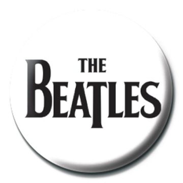 Przypinki do ubrań The Beatles Black Logo