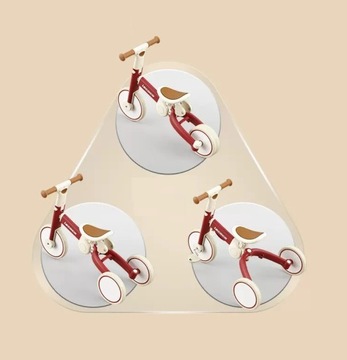 ROWEREK ROWER 4W1 TRÓJKOŁOWY DLA DZIECI NA PEDAŁY