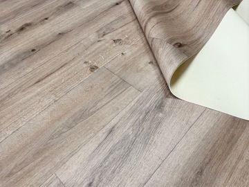 WYKŁADZINA PCV LINOLEUM Deska Panel beż brąz 4m
