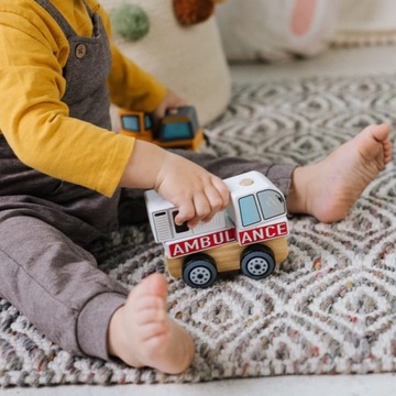Мусоровоз - Trefl - деревянный мусоровоз, машина из к