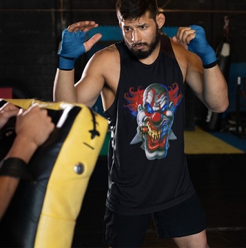 TANK TOP HORROR/ROCK Страшный клоун