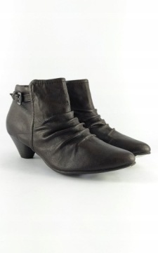 коричневые ботильоны 38