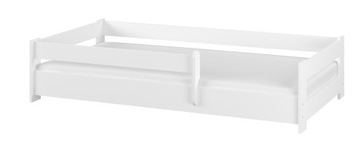 Łóżko dziecięce dla dzieci SIMPLE BABY BOO 180x80 BIAŁY GŁADKI