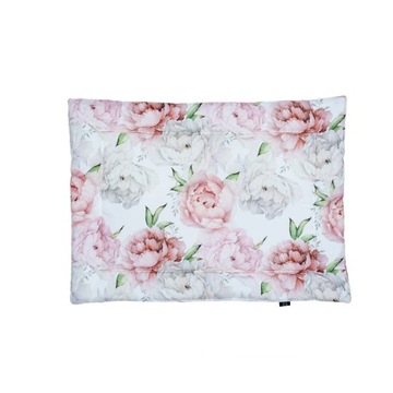 Bambusowa Płaska Poduszka Premium Peonie
