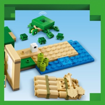 LEGO 21254 MINECRAFT Домик на черепашьем пляже
