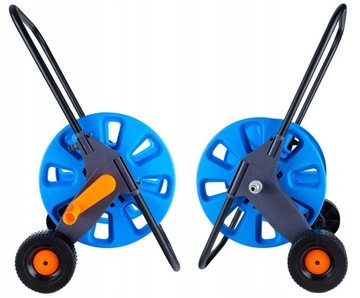 Stojak Wózek NA Wąż Ogrodowy Podlewanie Mocny Odporny Zwijacz Bęben 50m