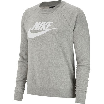 Bluza damska Nike Essentials Crew FLC HBR szara BV4112 063 Bluza damska Nik