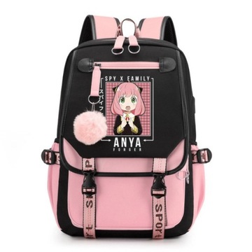 Plecak Anime Spy X Family Backpack Anya Forger Sch