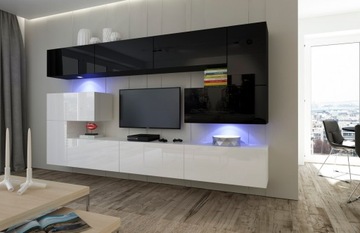 Meblościanka ALBANIA N3 Salon Zestaw Meble LED 1A