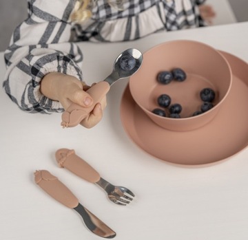 Детские столовые приборы Citron Unicorn из нержавеющей стали, 3 предмета