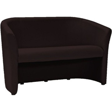 Sofa TM-2 Ciemny Brąz Salon Wygodna Ekoskóra
