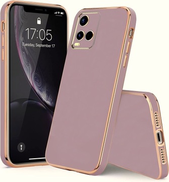 ETUI GLAMOUR DO VIVO Y21s / Y33s SILIKON + SZKŁO