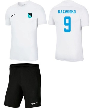 Nike strój piłkarski z NADRUKIEM 158-170 juniorski