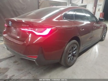 BMW 2022 BMW i4 2022r., EDRIVE, od ubezpieczalni Elektryczny 340KM, zdjęcie 5