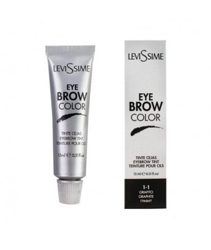 Farba do brwi LeviSsime Eye Brow Color nr 1.1 Grafito, 15 ml