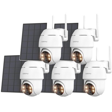 OBROTOWA KAMERA ZEWNĘTRZNA SOLARNA IP WIFI 5MP x 5
