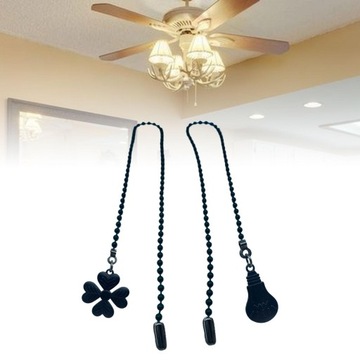 h-Ceiling Fan Pull Chain ceiling fan extension Black