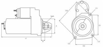 NOVÝ STARTÉR MERCEDES W210 W140 W211 2,0 2,2 DI