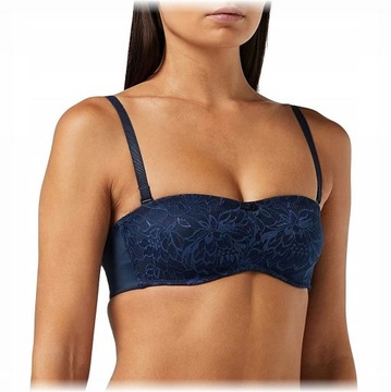 Triumph biustonosz bardotka niebieski Amourette Charm WD rozmiar 70G T343