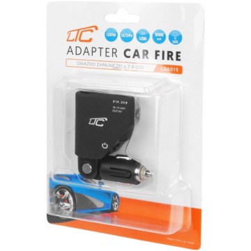 АВТОМОБИЛЬНЫЙ РАЗЪЕМ ПРИкуривателя 2 USB