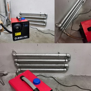 NAGRZEWNICA SPALINOWA WEBASTO DMUCHAWA OLEJOWA OGRZEWANIE POSTOJOWE 12kW