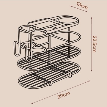 Держатель для фена Ручка для ванной комнаты