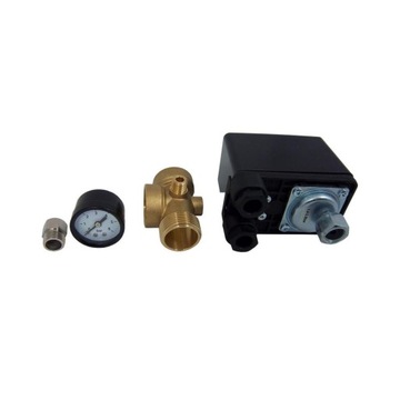 ZESTAW DO MONTAŻU HYDROFORU w skład zestawu wchodzą: manometr, wyłącznik c